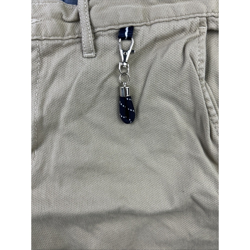 Tom Tailor Shorts Men 36 Khaki Josh Regular Slim Casual Stretch Cotton Preppy - Picture 2 of 11